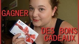 BON PLAN  Gagner gratuitement des bons cadeaux [upl. by Eisned152]