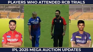 RCB Trials Update  Ashutosh Sharma amp Angkrish Raghuvanshi catch eyes ahead of IPL 2025 Mega Auction [upl. by Wing]