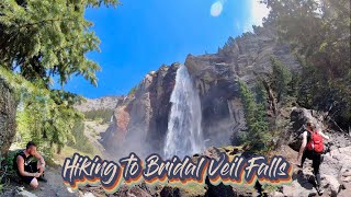 Hiking to Bridal Veil Falls Telluride CO 2022 [upl. by Amilas]