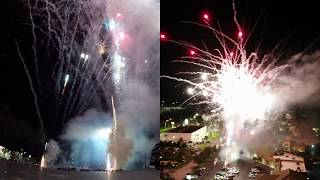 2018 4th of July Fireworks Show  with Drone [upl. by Lyn]