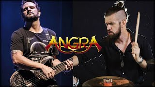 ANGRA  ANGELS AND DEMONS  ft FELIPE ANDREOLI  PEDRO TINELLO DRUM AND BASS ONLY [upl. by Siloum302]