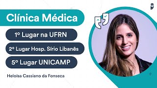 Entrevista com a aprovada em 1º Lugar na UFRN e 2º no Sírio Libanês em Clínica Médica  Dra Heloisa [upl. by Lipkin234]