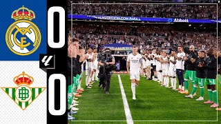 Real Madrid 00 Real Betis  Highlights  LaLiga 202324 [upl. by Eijneb]