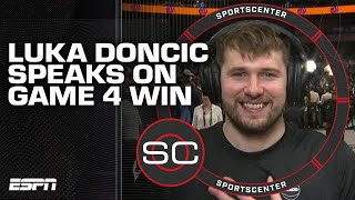 Luka Doncic Everything hurts WAY LESS when you win 🤣  SportsCenter [upl. by Yesac484]