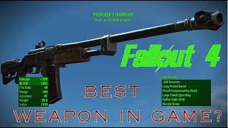 The BEST Gun In Game The GAME CHANGING Overseers Guardian  Fallout 4 [upl. by Darcey]