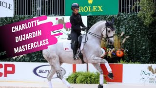 Charlotte Dujardin Masterclass How to Ride Straight Flying Changes in Dressage [upl. by Flaherty727]