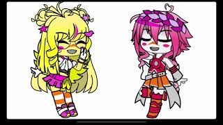 Toy Chica and Funtime Chica are besties☝️✨ [upl. by Tnert]