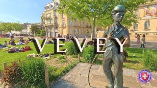 VEVEY SWITZERLAND ✨ Exploring the beauty of Veveys Embankment  Lake Geneva Cantons Vaud [upl. by Nurse]