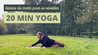 20 MIN YOGA DU MATIN I Pour se réveiller et se sentir bien dès le réveil☀️ [upl. by Normac58]