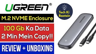 Ugreen M2 NVME SSD Case  Review  Unboxing  DONT BUY IT  Urdu  Hindi  Tech Ki Baatein [upl. by Eseela]