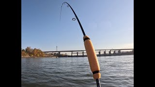 Jigging Spoons Below Big Hydro Dam for Big Fish After Big Blue Catfish [upl. by Ardnuaet]