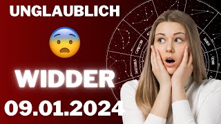 WIDDER ♈️⭐️ DER BESTE TAG ALLER ZEITEN 😱 Horoskop  09Januar 2024 widder tarot [upl. by Jamila]