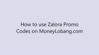 Tutorial videoHow to Shop in Zalora using promo code [upl. by Ormond]