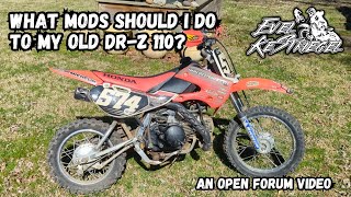 What Mods Should My Old DRZ 110 Get [upl. by Einnov]