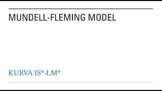 Mundell Fleming Model 1  Kurva IS dan LM untuk Perekonomian Terbuka [upl. by Grunberg]