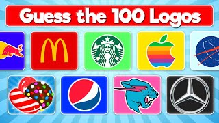 Guess the Logo Quiz  Can You Guess the 100 Logos [upl. by Switzer442]