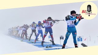 BiathlonStaffel der Männer in Oberhof Schweden gewinnen Nebelrennen [upl. by Ibib35]