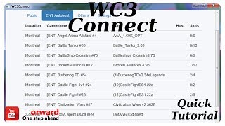 How to use Wc3Connect  Quick Tutorial [upl. by Hahsi]
