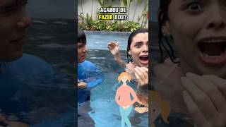 DESAFIO na PISCINA sonicshin xixi 🤣 funny [upl. by Lorine]