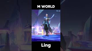 Ling MWorld mobilelegends highlights mlbb ml shorts highlights [upl. by Seleta]