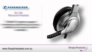 Sennheiser SH 335 2in1 Solution Ear Clip or Monaural Ear Piece Headset Video Overview [upl. by Avuha]