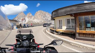 Sellaronda  Südtirol 2023  mit der Africa Twin  RAW only [upl. by Ketti]