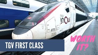 Is First Class on a French TGV inOui worth it Trip review Paris to Bordeaux on Oceane TGV [upl. by Gloria]