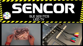 📺 👉 SENCOR SLE 3231TCS LED no smart TV ENGLISH SETUP [upl. by Casabonne]