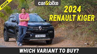 Renault Kiger 2024 Variants Explained Which is the Best Buy [upl. by Eachern]