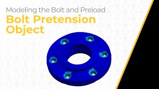 Bolt Pretension Object Using Ansys Mechanical — Lesson 3 [upl. by Olegnaed760]