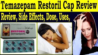 Restoril Sleeping Pills  Temazepam 30 mg Review  Uses Side Effects Dose Restoril in Pregnancy [upl. by Attikin]