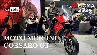 Moto Morini Corsaro GT  LIVE da EICMA 2024 [upl. by Ititrefen]