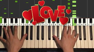 Nat King Cole  LOVE Piano Tutorial Lesson [upl. by Hsaka810]