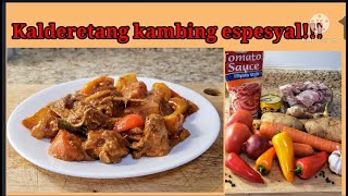 How to Cook Kalderetang Kambing  Bisaya Kalderetang Kambing Recipe  Buhay Canada 🇨🇦 [upl. by Sidras]