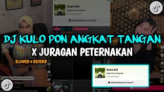 DJ KULO PON ANGKAT TANGAN X JURAGAN PETERNAKAN SLOWEDREVERB  VIRAL FYP TIKTOK [upl. by Alaine]