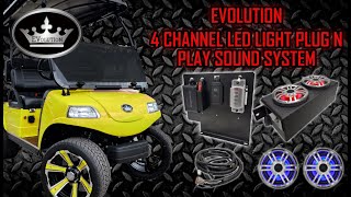 Add 4 Speakers and LED Lights To Your Evolution With Our New Plug n Play Systems [upl. by Justina805]