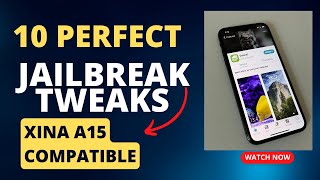 10 PERFECT JAILBREAK TWEAKS compatible with iOS 15  1511 [upl. by Oicapot]