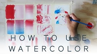 WATERCOLOR TUTORIAL  Wet on Dry Techniques  Part One [upl. by Yanehc]