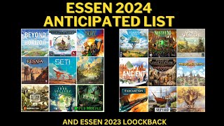 Most Anticipated Games for Essen 2024 and a Lookback at Essen 2023 Games [upl. by Aicila]