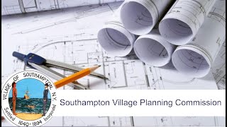 Southampton Village Planning Co Meeting July 18 2024 [upl. by Alleuqram239]