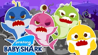 Hide and Seek w the Zombie Shark Family  Compilation  Baby Shark Halloween  Baby Shark Official [upl. by Anirroc]