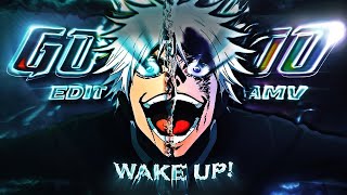 GOJO神  WAKE UP Remake EditAMV 4K GOJO [upl. by Sebastiano]