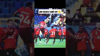 2nd highest jump cr7 football cr7 ytshorts [upl. by Lerud]