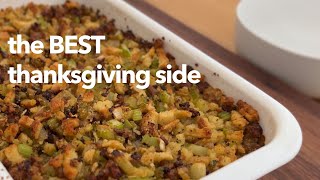 Thanksgiving Stuffing  Getting Maximum Potential Out of Boxed Stuffing [upl. by Ahsoyek]