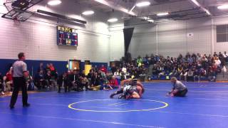 Jason Vranic of NiagaraWheatfield closes out win at 152 [upl. by Comras]