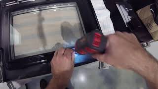 Fulgor Milano 100 Series Oven Door Removal and Disassembly [upl. by Nylatsyrk]