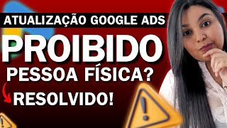 ATUALIZAÇÃO GOOGLE ADS 🚫NOVA RESTRIÇÃO PARA CRIAR SUBCONTAS NO GOOGLE ADS  SAIBA COMO RESOLVER [upl. by Kellyn]