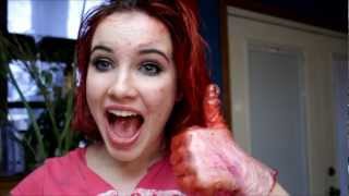 DIY How to temporarily dye your hair with food coloring [upl. by Viveca]