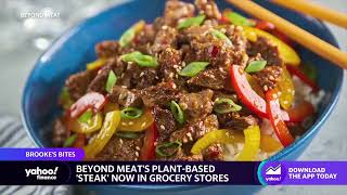 Beyond Meat launches plantbased steak at Kroger Walmart and other grocers [upl. by Slaohcin]