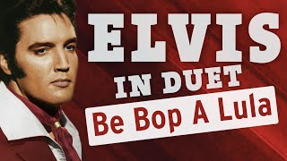 Elvis Presley in duet • Be Bop A Lula • 1956 HD [upl. by Ardnahsal492]